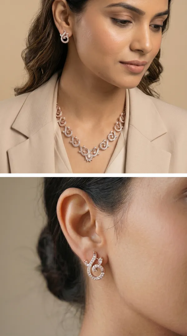 Designer_Swirl_Pattern_Necklace_Set_with_Diamond_Finish_&_Earrings