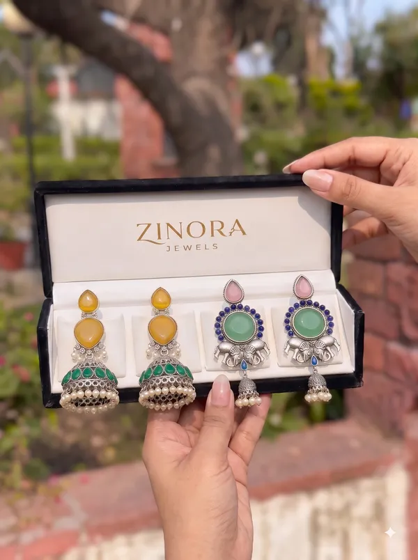Pack_of_2_Trendy_Earrings_for_Women_|_Lightweight_Fashion_Jewelry_Combo