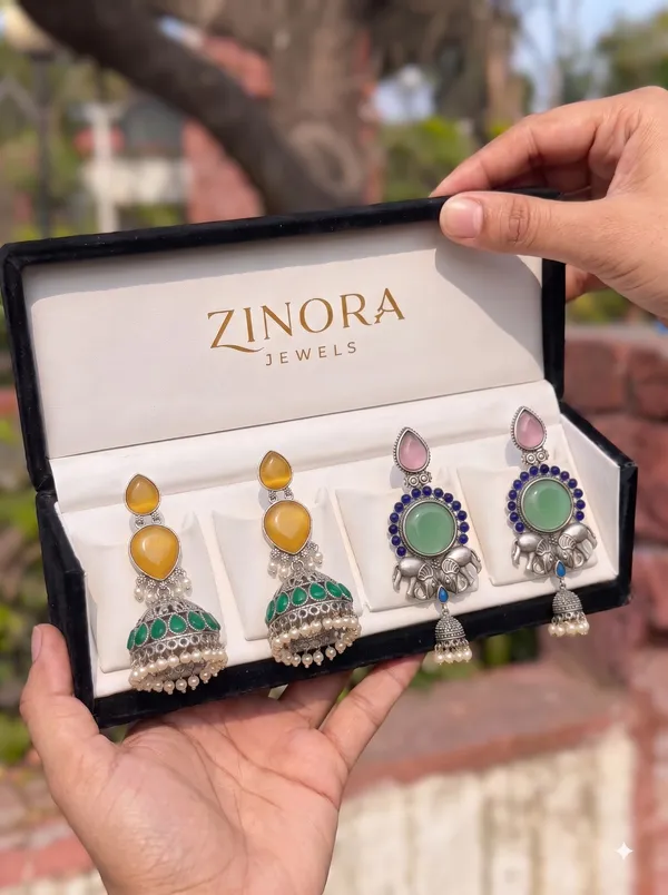 Pack_of_2_Trendy_Earrings_for_Women_|_Lightweight_Fashion_Jewelry_Combo