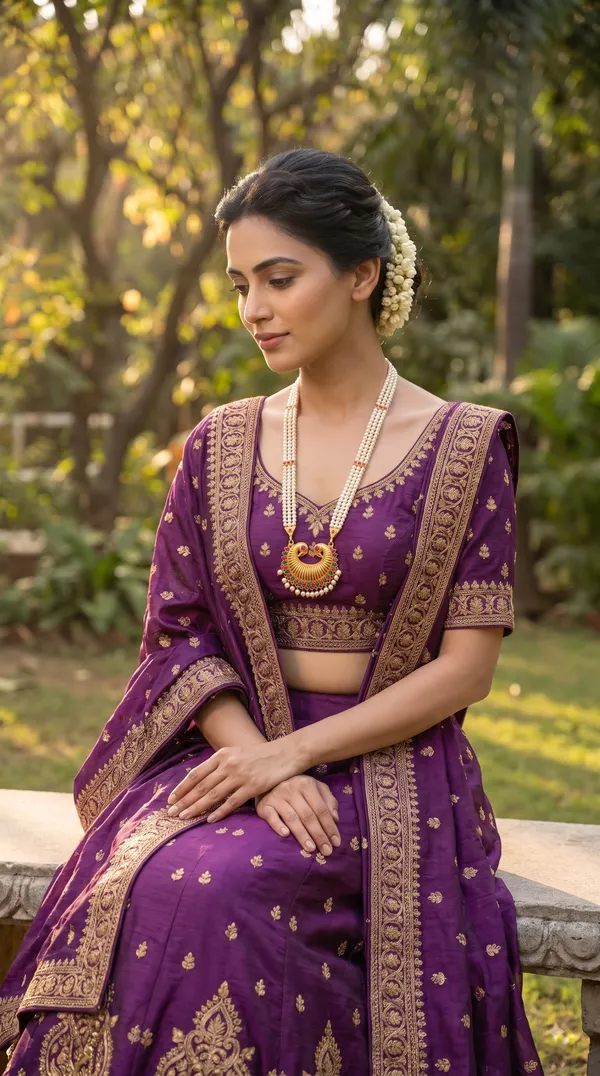 Double_Peacock_Design_Multilayer_Pearl_Necklace_with_Multicolor_Stone_Pendant