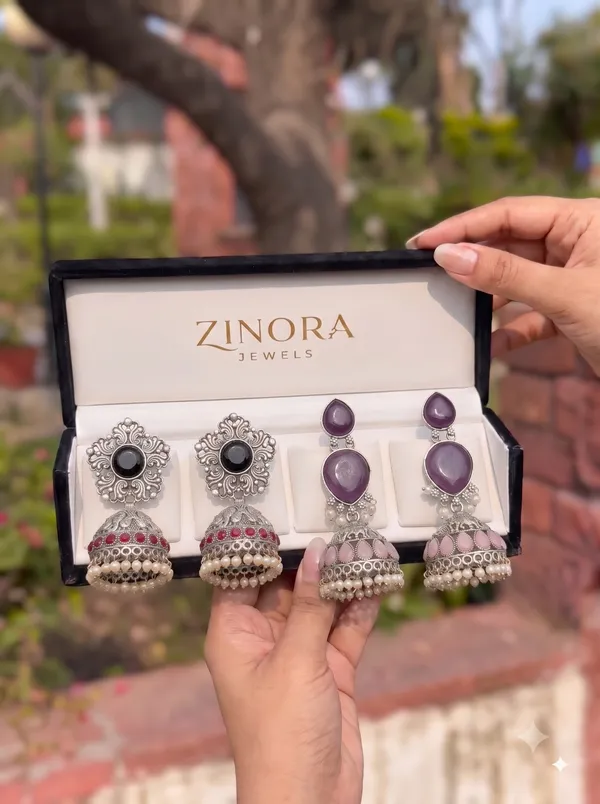 Pack_of_2_Trendy_Earrings_for_Women_|_Lightweight_Fashion_Jewelry_Combo