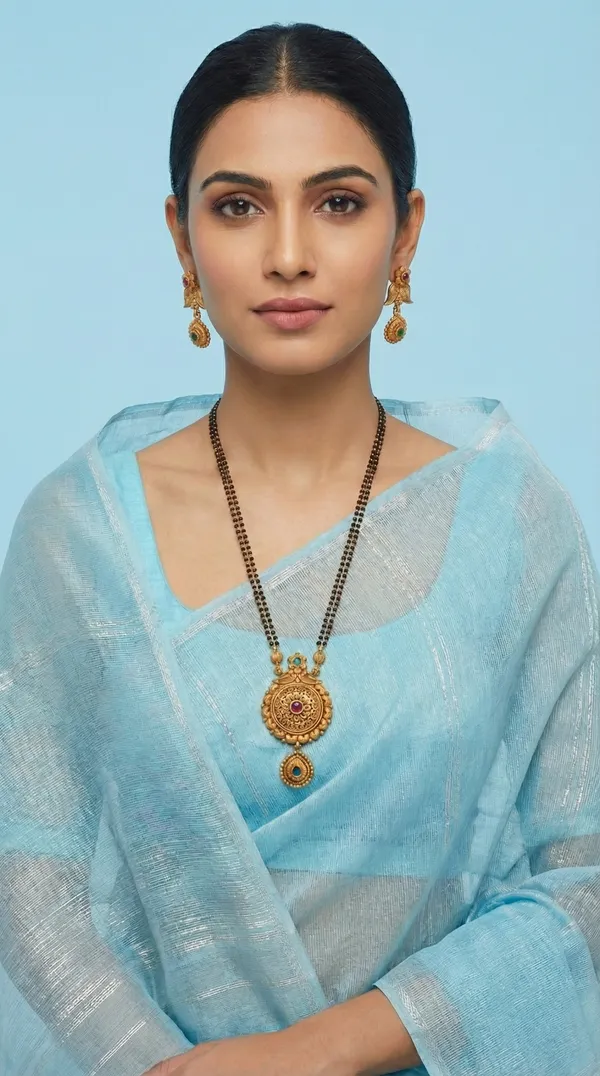Micro_Gold_Plated_AD_Diamond_Studded_Fancy_Oval_Pendant_Set_with_Chain