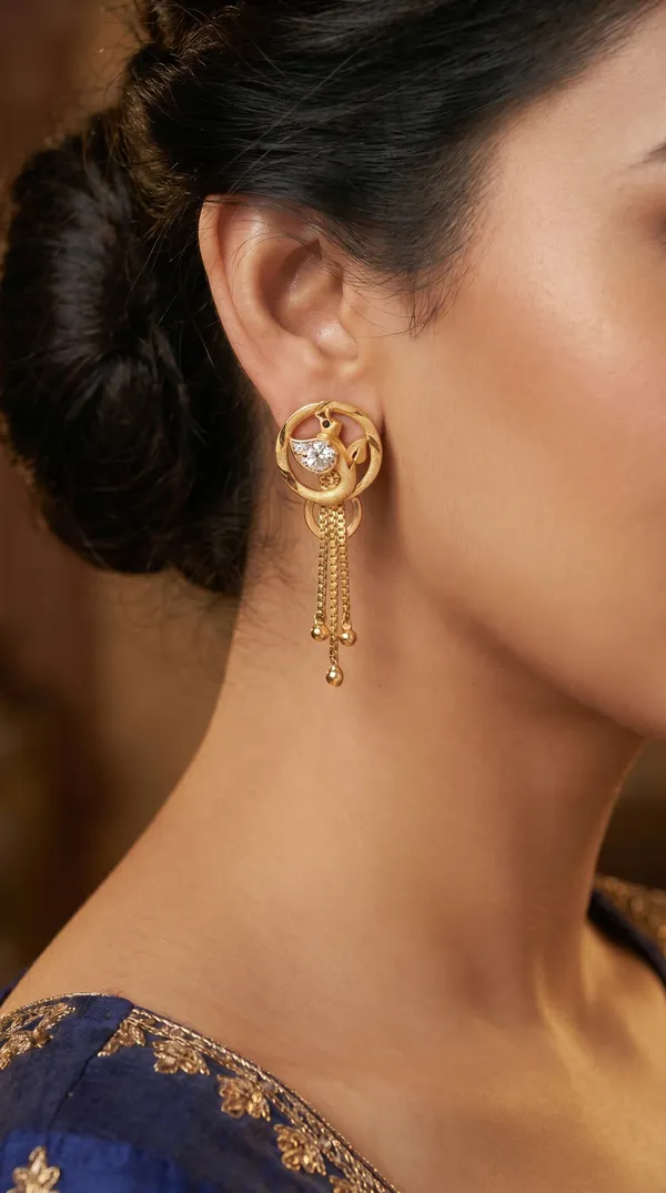 Micro_Gold_Plated_And_Diamond_Daily_Wear_Fancy_Jhumka_Earring