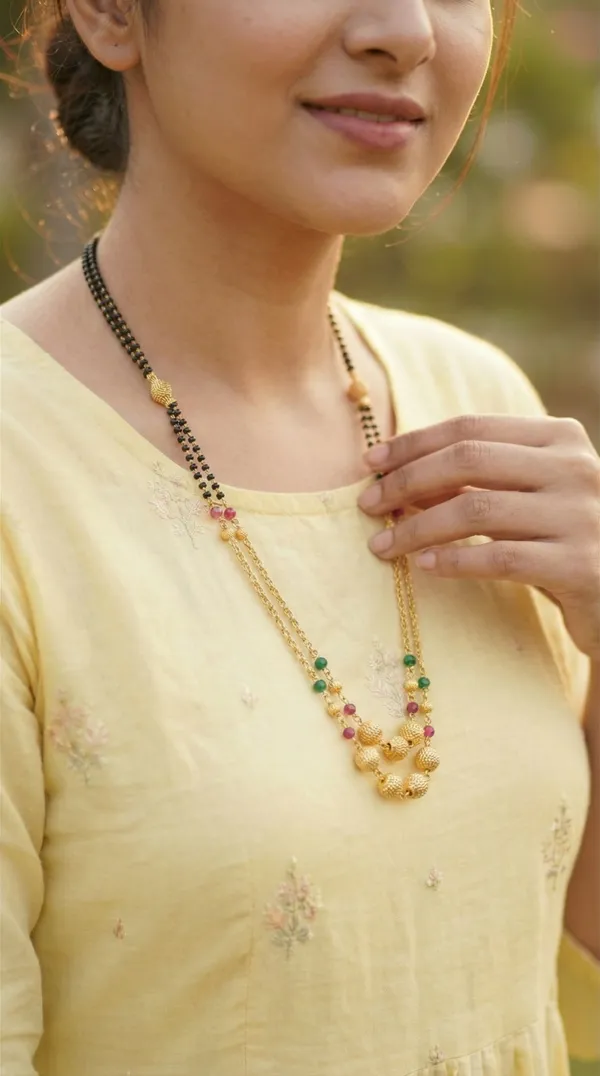High_Gold_Plated_Daily_Wear_Fancy_Long_Ball_Mala