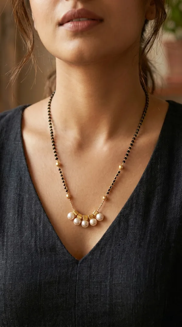 Gold_Plated_Square_Diamond_Pendant_Mangalsutra_with_Black_Beads_for_Women