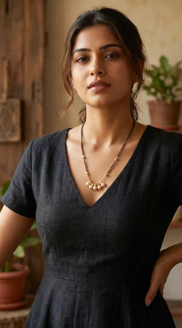 Gold_Plated_Square_Diamond_Pendant_Mangalsutra_with_Black_Beads_for_Women