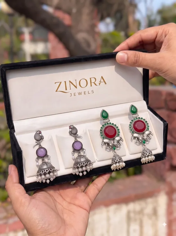 Pack_of_2_Trendy_Earrings_for_Women_|_Lightweight_Fashion_Jewelry_Combo