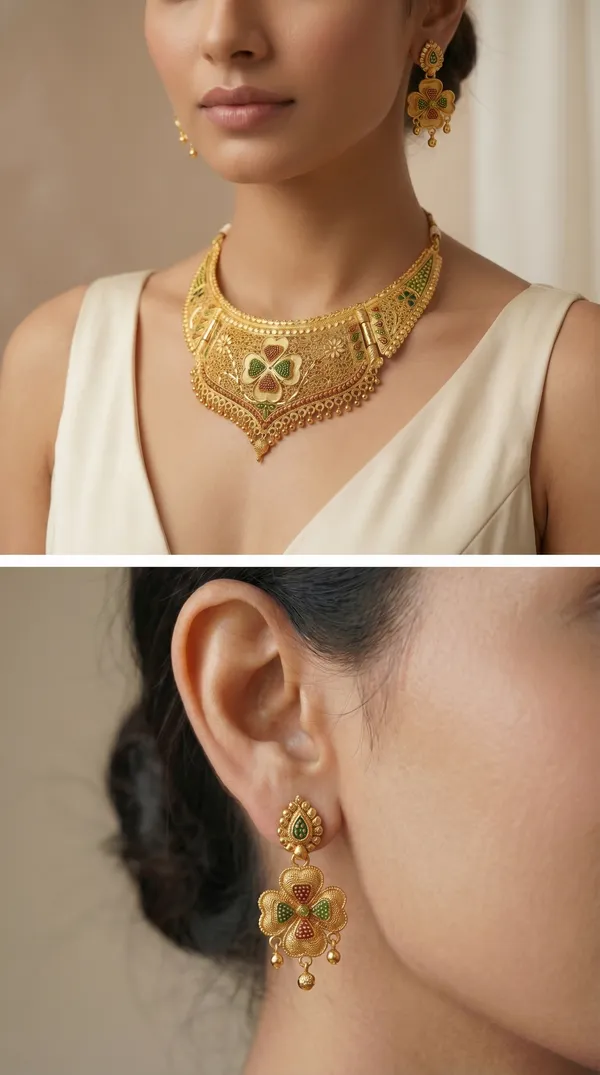 Traditional_Gold-Plated_Necklace_Set_with_Earrings
