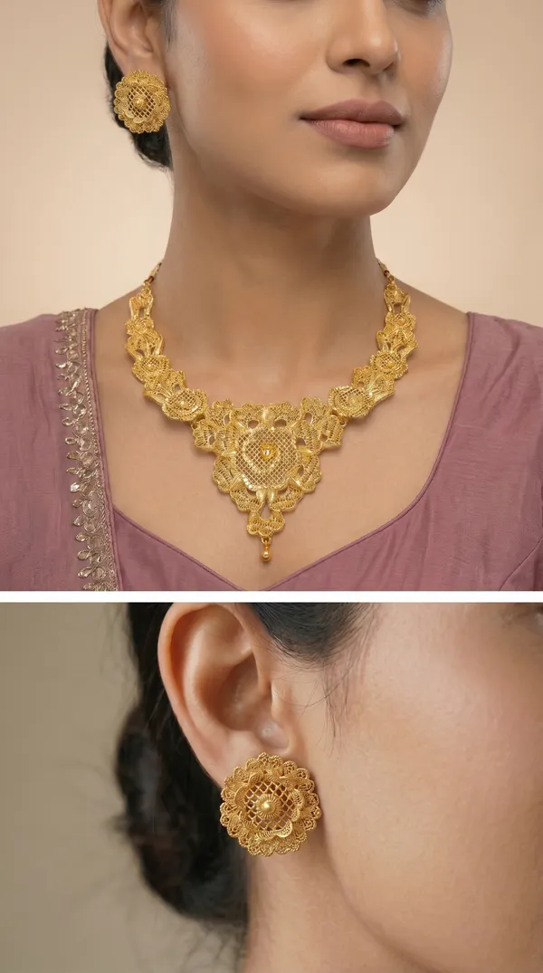 Traditional_Gold-Plated_Necklace_Set_with_Earrings