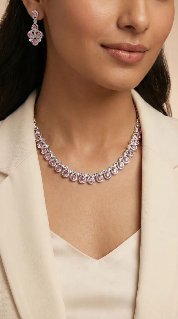 Designer_Round_Pattern_Pink_Diamond_Look_Necklace_Set_for_Women