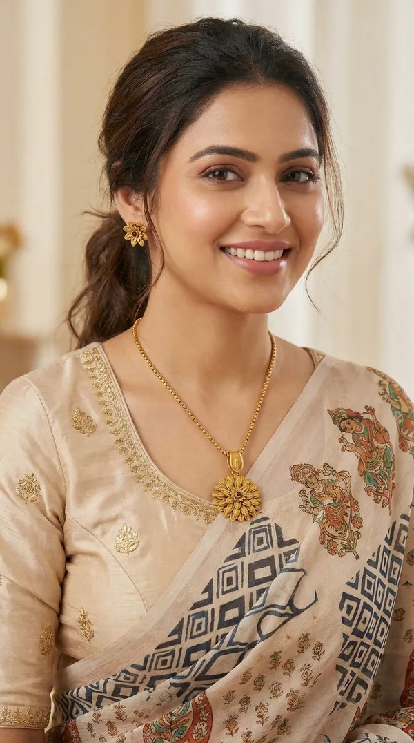Micro_Gold_Plated_AD_Diamond_Studded_Fancy_Oval_Pendant_Set_with_Chain