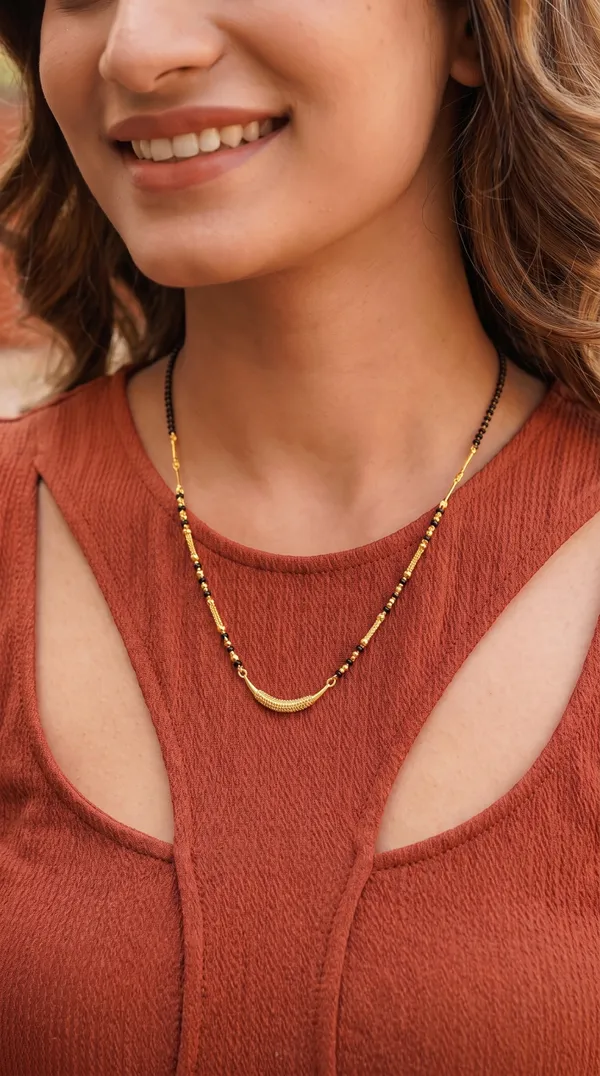 Elegant_Gold-Toned_Black_Beaded_Mangalsutra_Necklace_with_Crystal_Pendant