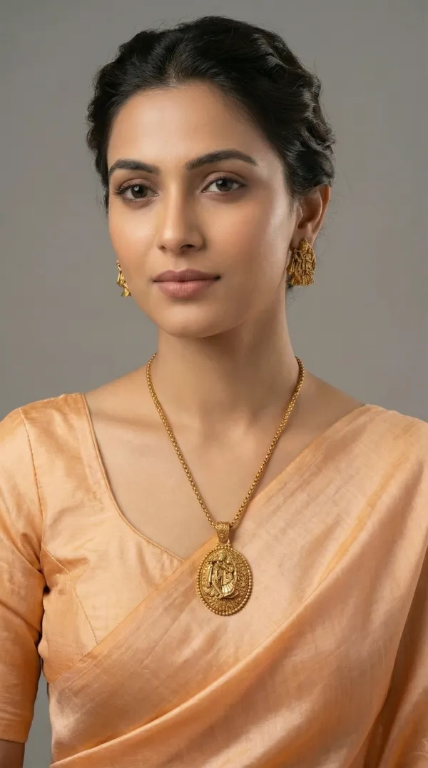 Micro_Gold_Plated_AD_Diamond_Studded_Fancy_Oval_Pendant_Set_with_Chain