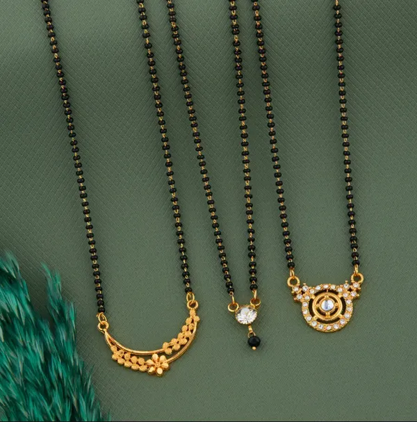 Rose_Gold_Anti_Tarnish_And_Premium_Quality_Mystic_Leaflet_Mangalsutra_For_Women_Combo_Pack