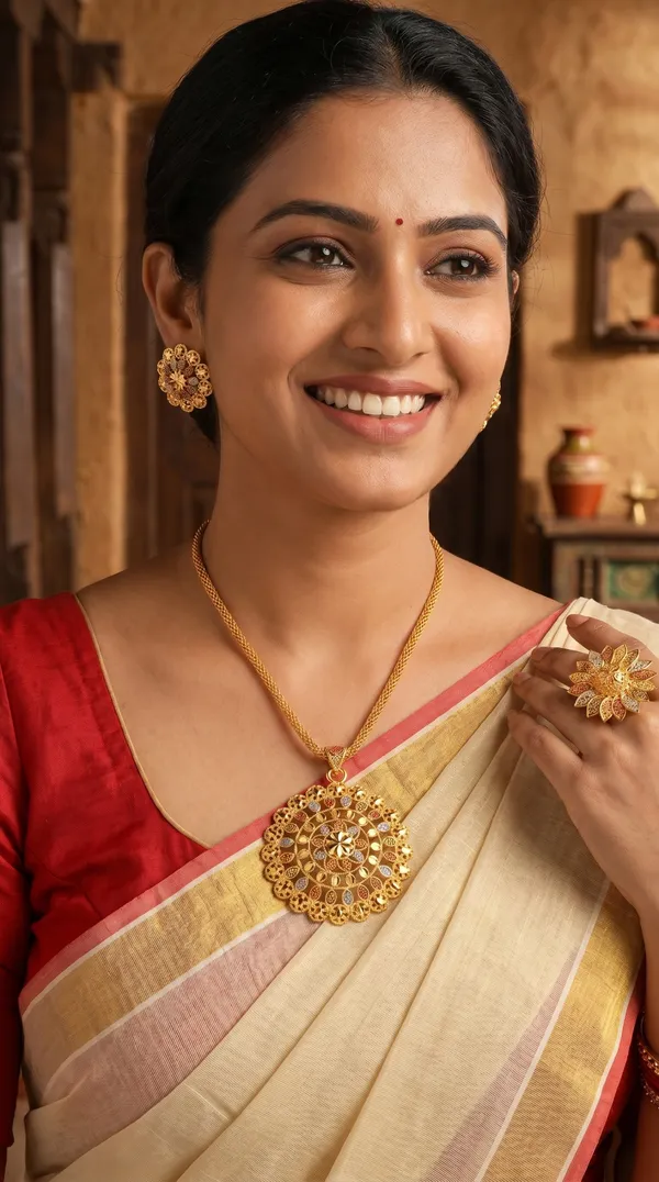 Premium_Gold_Plated_Traditional_Round_Pendant_Necklace_Set