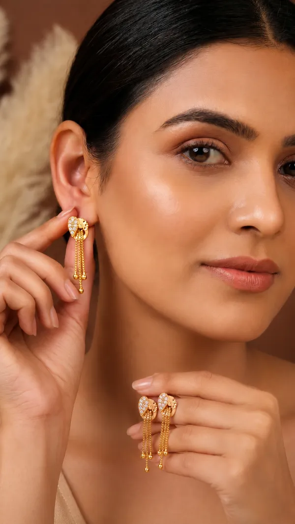 Micro_Gold_Plated_And_Diamond_Daily_Wear_Fancy_Jhumka_Earring
