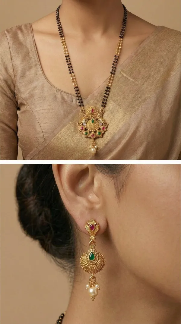 Micro_gold_plated_diamond_studed_fancy_flower_square_mangalsutra