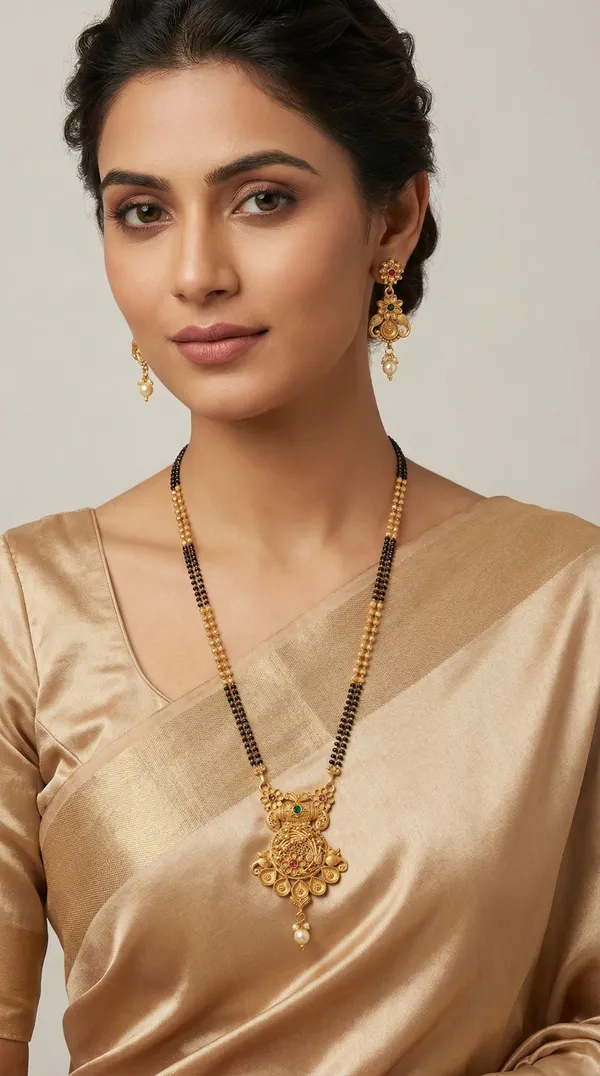 Micro_gold_plated_diamond_studed_fancy_flower_square_mangalsutra