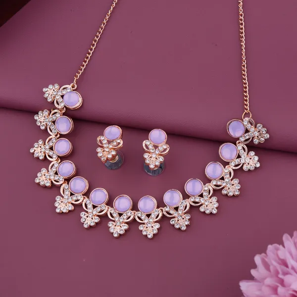 Designer_Lovendar_Diamond_Look_Choker_Set_with_Matching_Earrings_for_Women