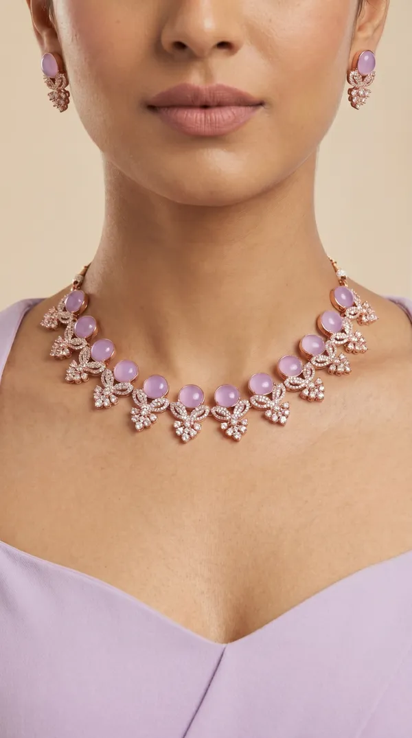 Designer_Lovendar_Diamond_Look_Choker_Set_with_Matching_Earrings_for_Women