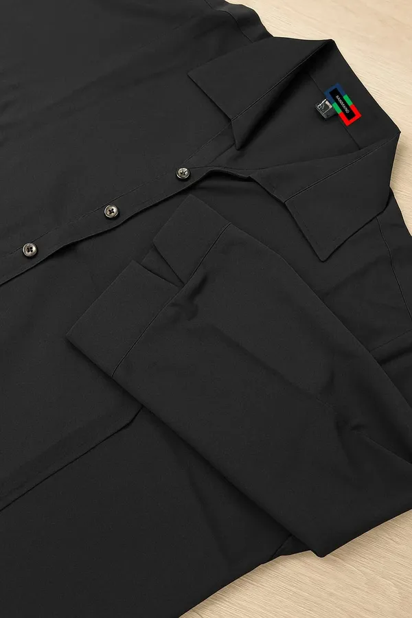Black_Premium_Cotton_Shirt_For_Women