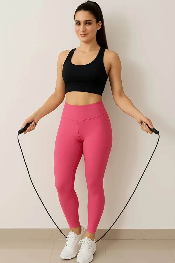 LightBlue_Premium_Cotton_Leggings_With_Bra_Set_For_Women