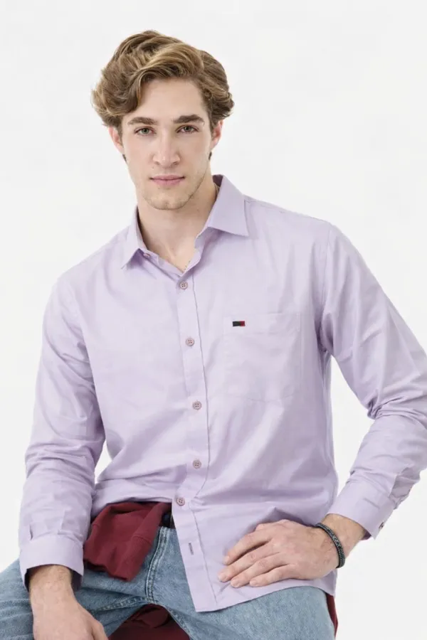 Lavender_Premium_Cotton_Shirt_For_Men