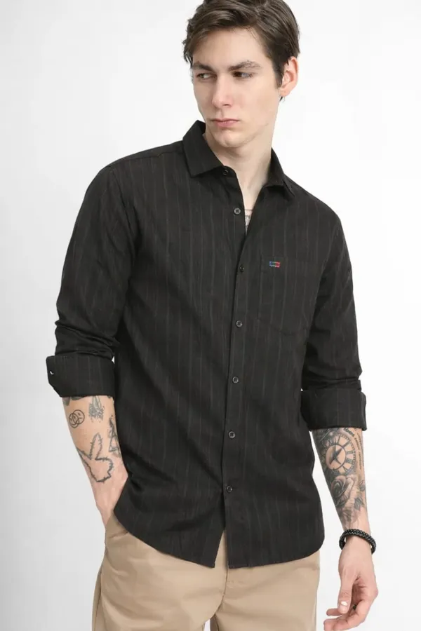 Black_Premium_Cotton_Shirt_For_Men