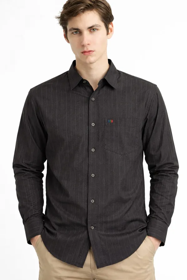 Black_Premium_Cotton_Shirt_For_Men