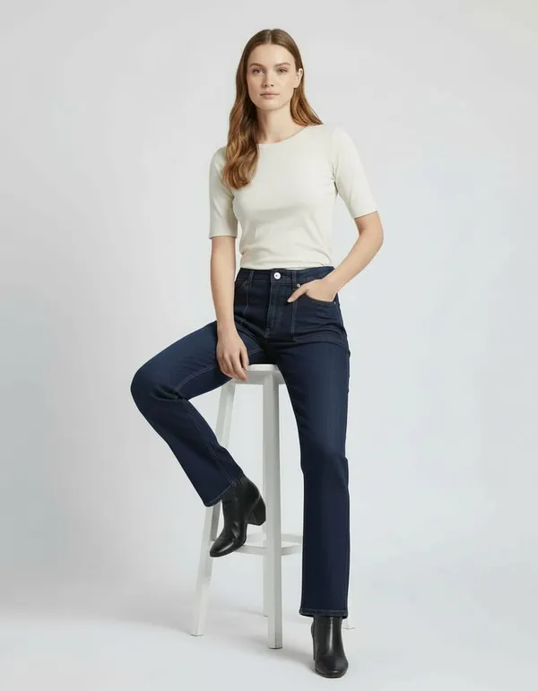 Blue_Premium_Cotton_Jeans_For_Women