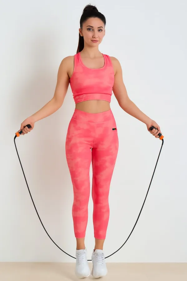 Pink_Premium_Cotton_Activewear_Set_For_Women
