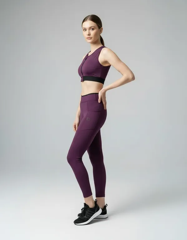 Purple_Premium_Cotton_Activewear_Set_For_Women