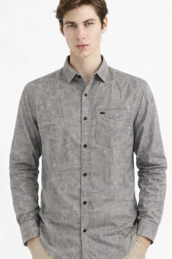Grey_Premium_Cotton_Shirt_For_Men