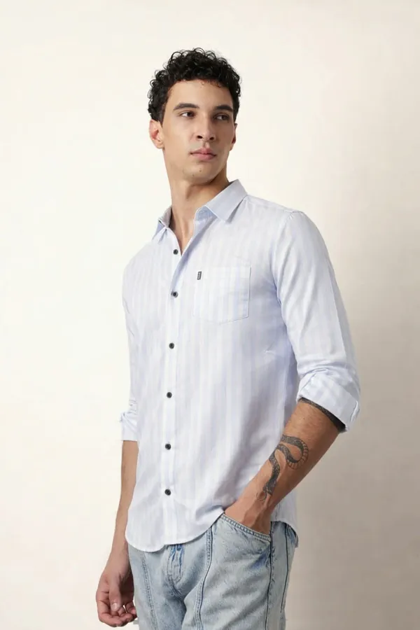 Blue_Premium_Cotton_Shirt_For_Men