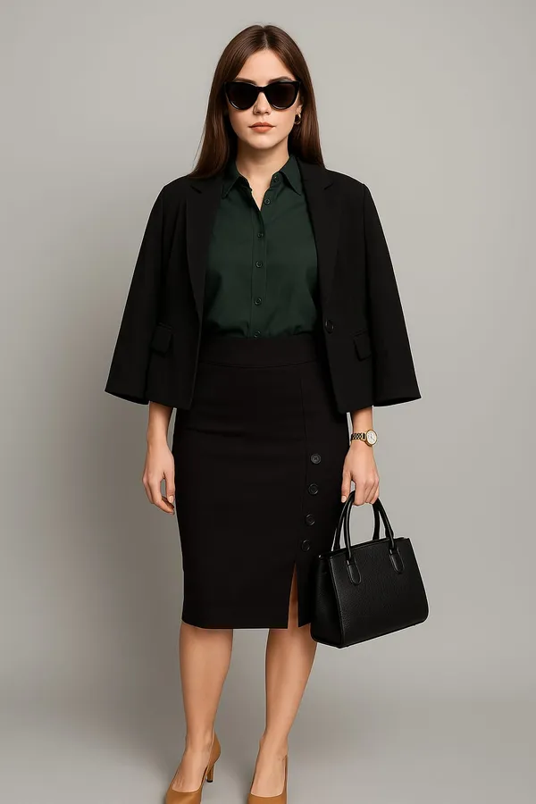 Green_Premium_Cotton_Shirt_For_Women