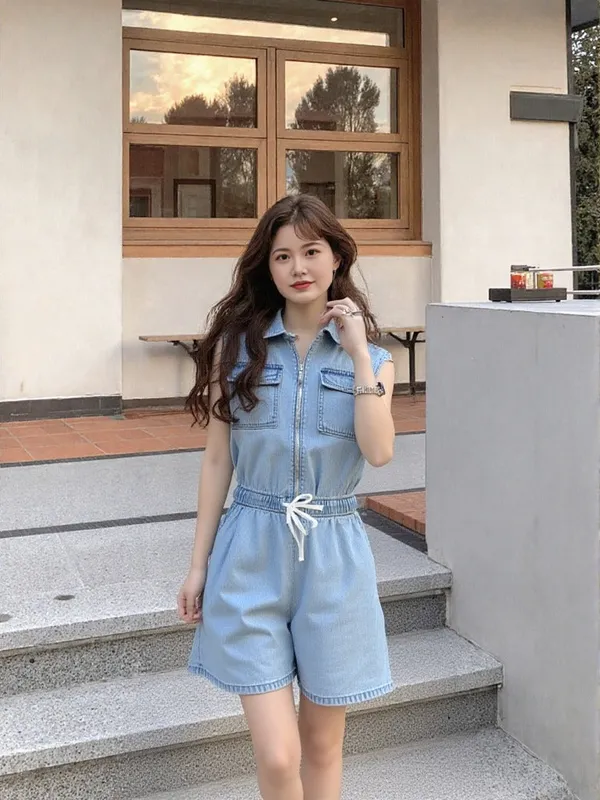 Blue_Premium_Cotton_Jumpsuit_For_Women