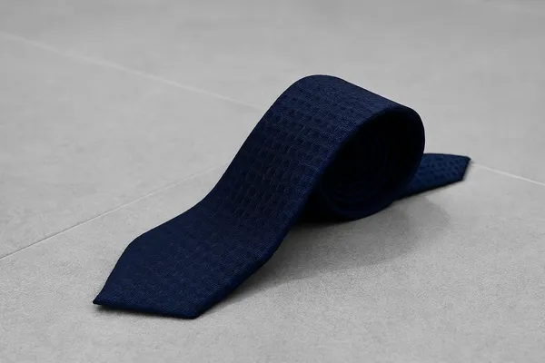 Navy_Blue_Premium_Cotton_Tie_Set_For_Men
