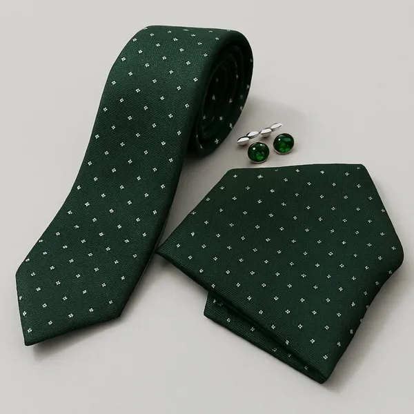 Pista_Green_Premium_Cotton_Tie_For_Men