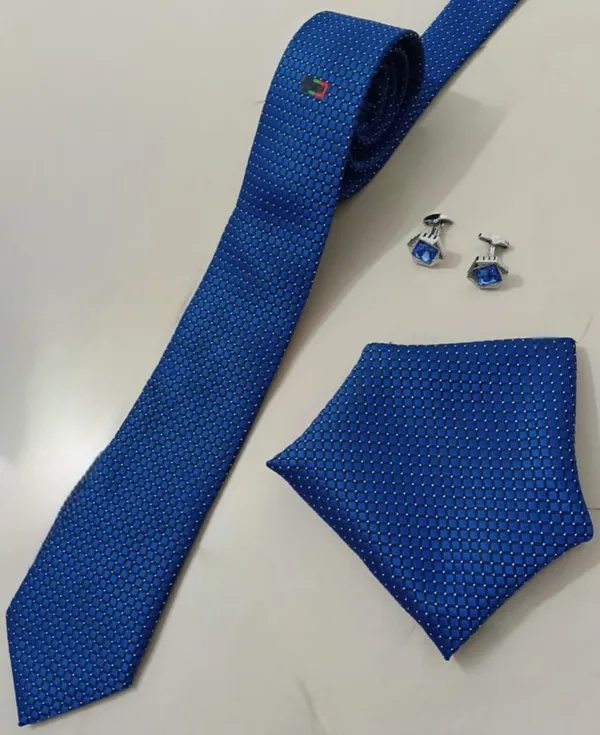 Blue_Premium_Cotton_Tie_Set_For_Men