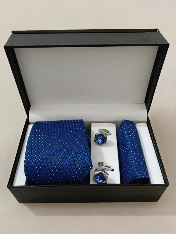 Blue_Premium_Cotton_Tie_Set_For_Men