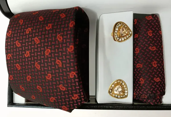 Maroon_Premium_Cotton_Tie_Set_For_Men