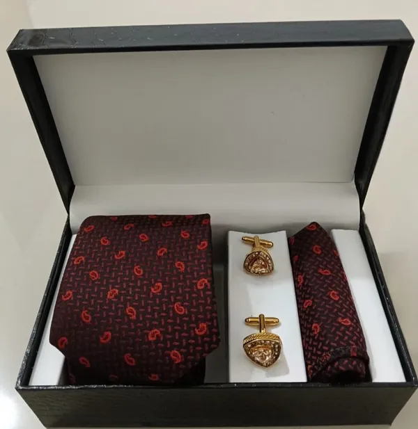 Maroon_Premium_Cotton_Tie_Set_For_Men