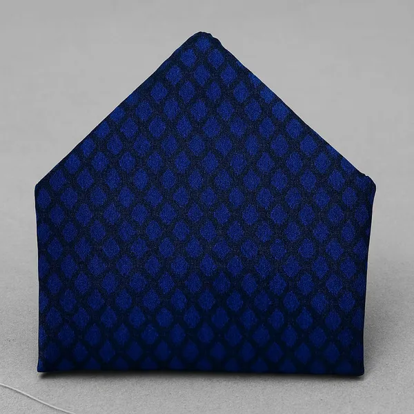 Navy_Blue_Premium_Cotton_Tie_Set_For_Men