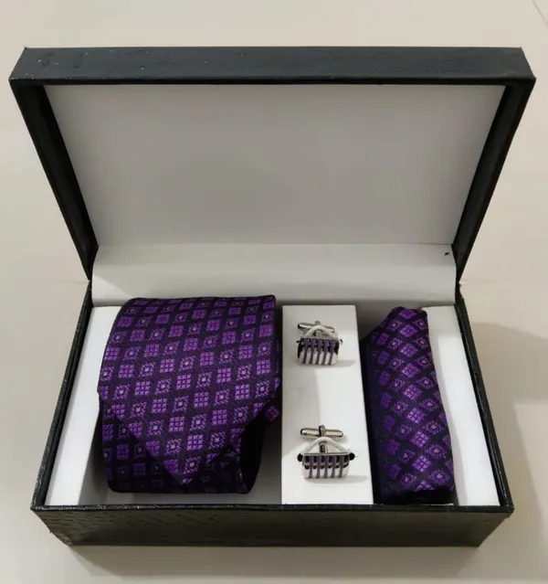 Purple_Premium_Cotton_Tie_Set_For_Men