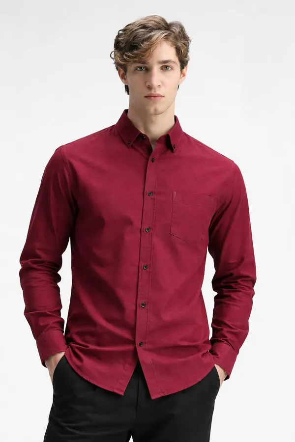 Marron_Premium_Cotton_Shirt_For_Men