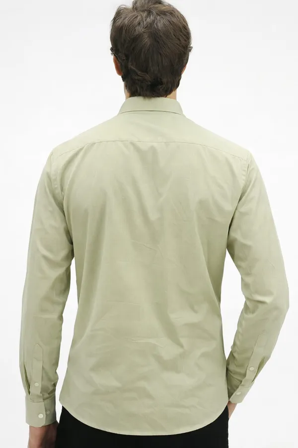 Pista_Green_Premium_Cotton_Shirt_For_Men