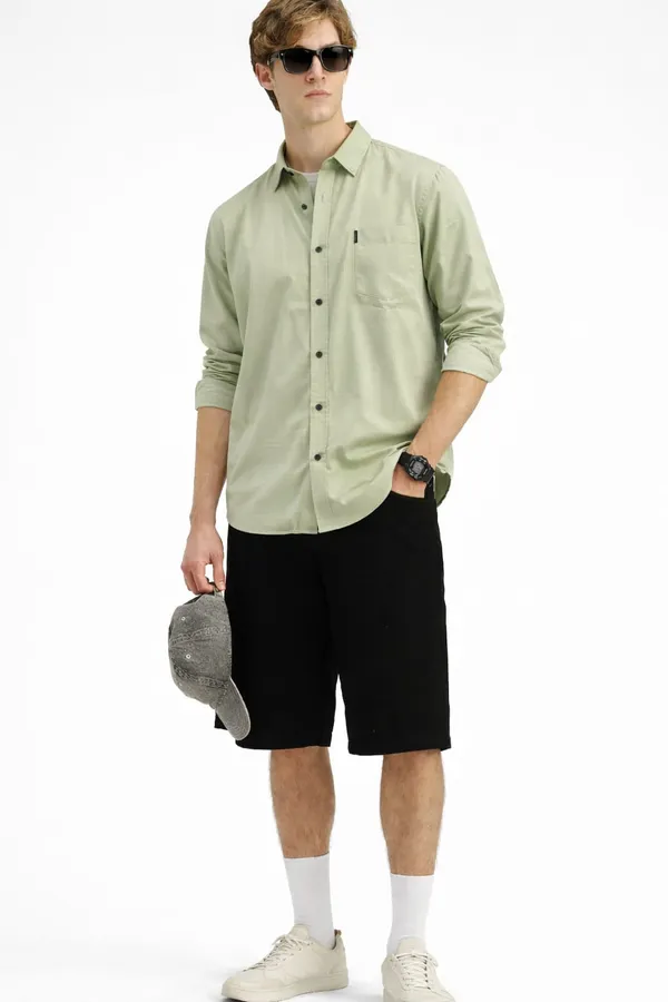 Pista_Green_Premium_Cotton_Shirt_For_Men