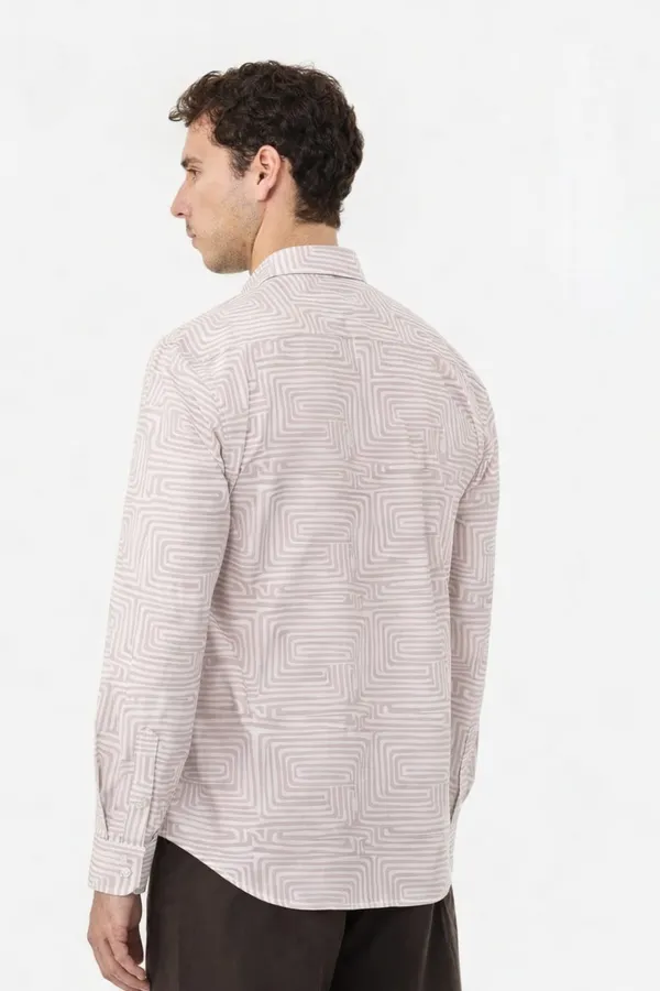 Beige_Premium_Cotton_Shirt_For_Men