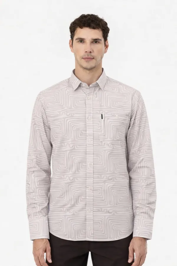 Beige_Premium_Cotton_Shirt_For_Men