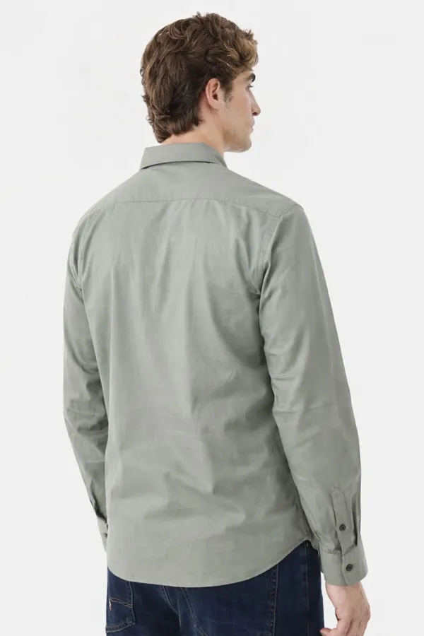 Pista_Green_Premium_Cotton_Shirt_For_Men